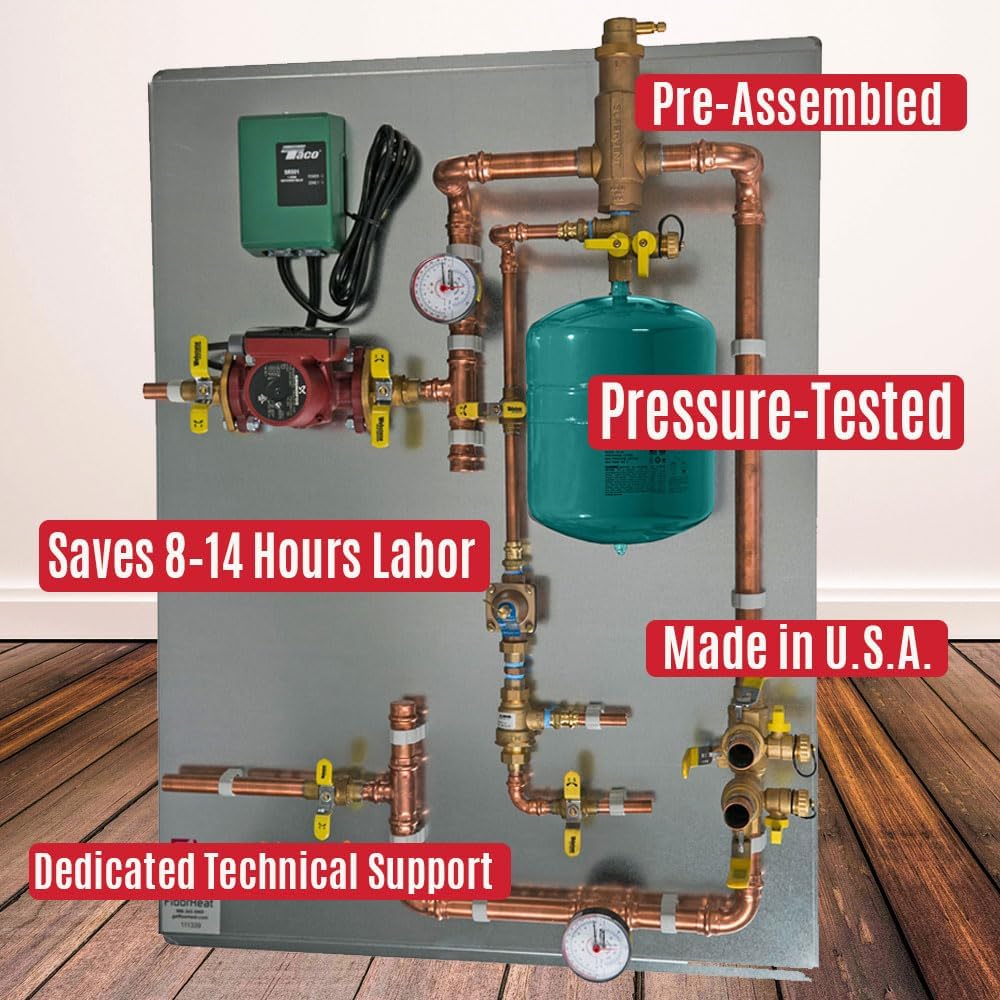 Pre-Assembled Hydronic Radiant Panels: What the Zone Count and Pump Specs Mean for Your Boiler Load