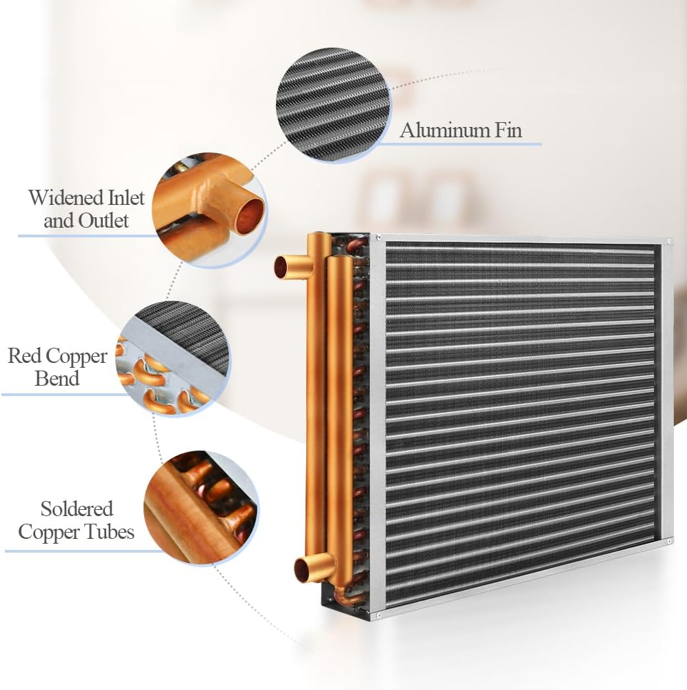 Connecting a Forced-Air Zone to a Cast Iron Boiler: Water-to-Air Heat Exchangers Sized and Installed